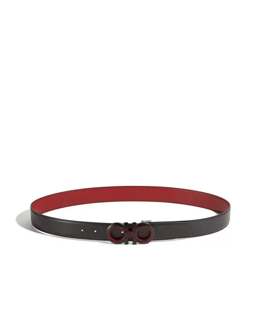 Ferragamo Men's Reversible Adjustable Gancini Belt