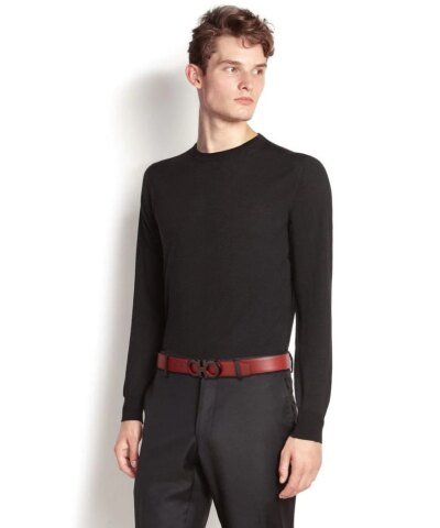 Ferragamo Men's Reversible Adjustable Gancini Belt