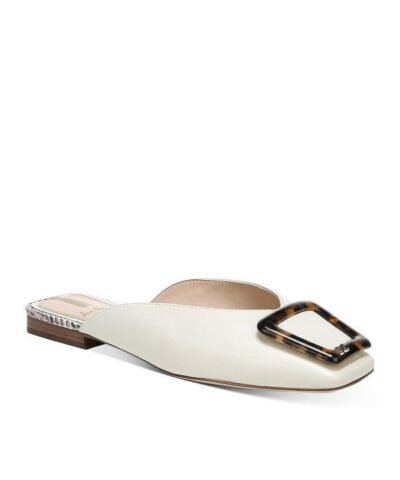 Sam Edelman Lavina Buckle Mule In Ivory