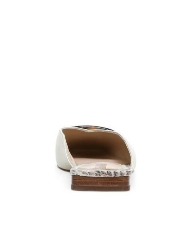 Sam Edelman Lavina Buckle Mule In Ivory