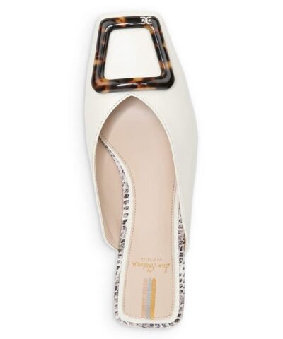 Sam Edelman Lavina Buckle Mule In Ivory