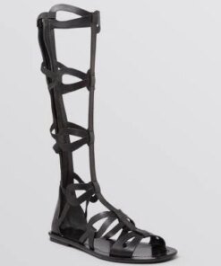 VIA SPIGA Flat Gladiator Sandals - Destin Knee High-VIA SPIGA-Fashionbarn shop
