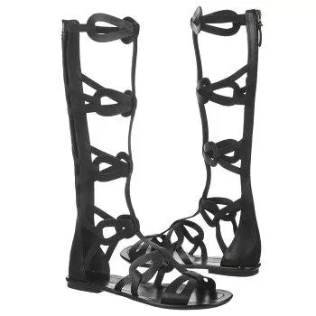 VIA SPIGA Flat Gladiator Sandals - Destin Knee High-VIA SPIGA-Fashionbarn shop