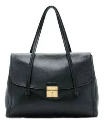 MARC JACOBS  '1984' Lullaby Leather Satchel Black