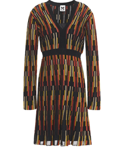 M Missoni Flared crochet-knit dress