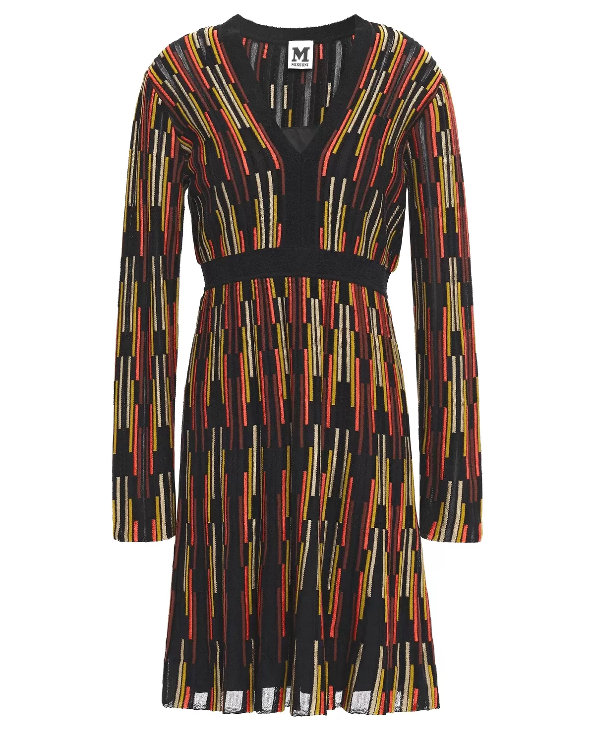 M Missoni Flared crochet-knit dress