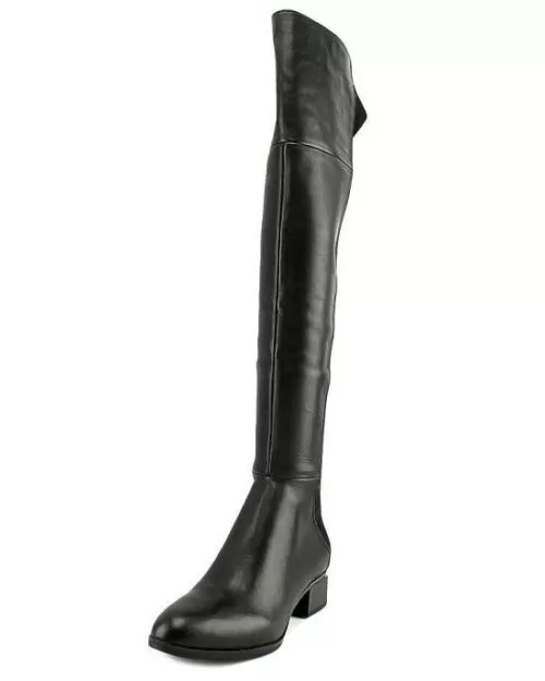 Bar III Womens Rene Leather Closed Toe Over Knee Fashion Boots