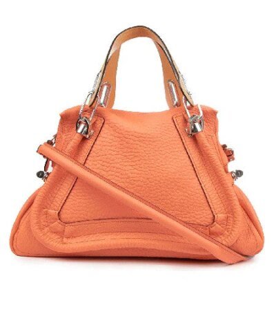 Chloé Orange Paraty Medium Shoulder Bag