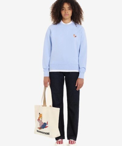 Maison Kitsuné Frenchie Dressed Fox Patch Adjusted Sweatshirt