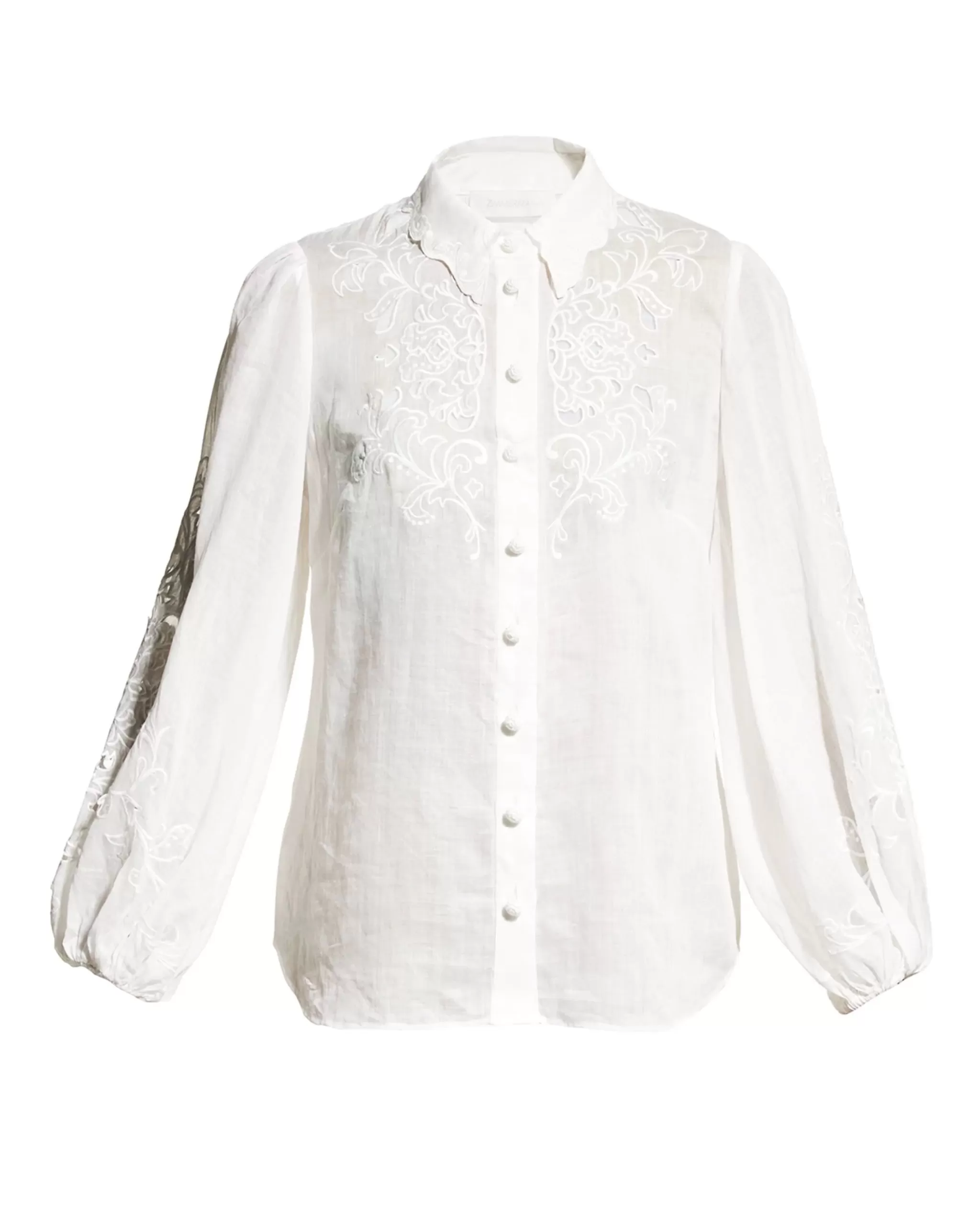 Zimmermann Nina Embroidered Shirt