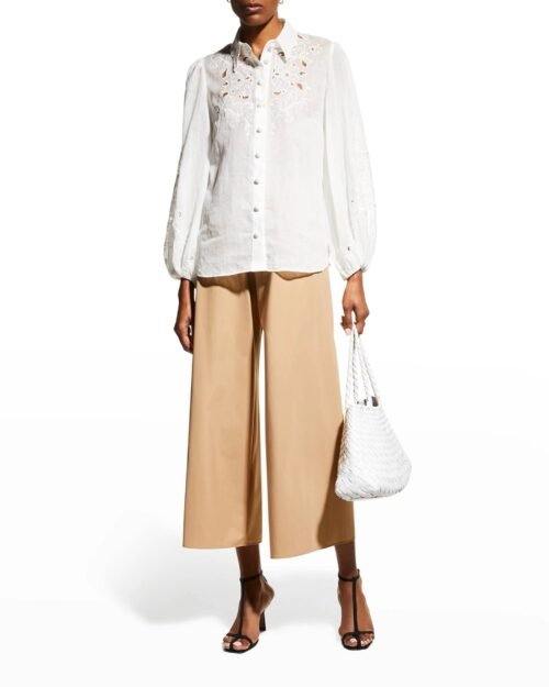 Zimmermann Nina Embroidered Shirt