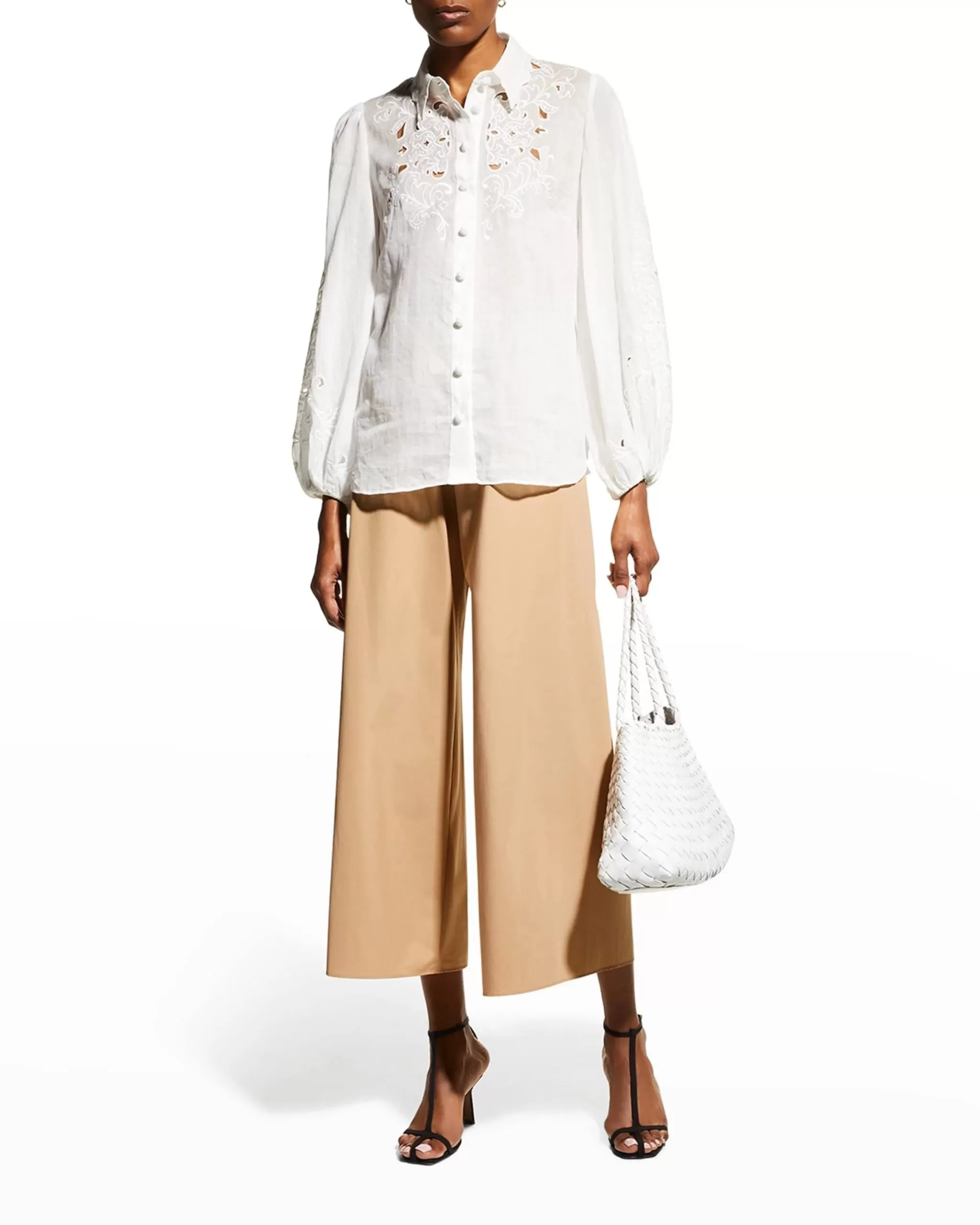 Zimmermann Nina Embroidered Shirt