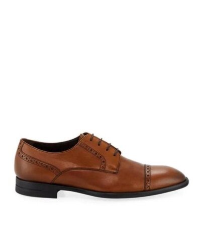 Ermenegildo Zegna Men's Derby Leather Dress Shoes