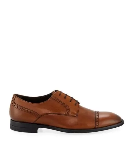 Ermenegildo Zegna Men's Derby Leather Dress Shoes