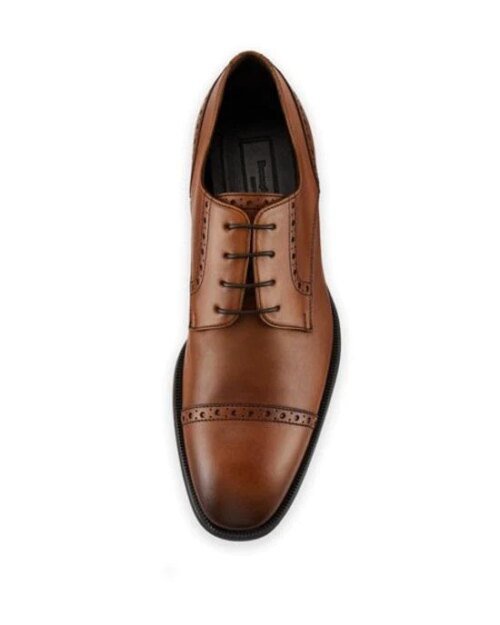 Ermenegildo Zegna Men's Derby Leather Dress Shoes