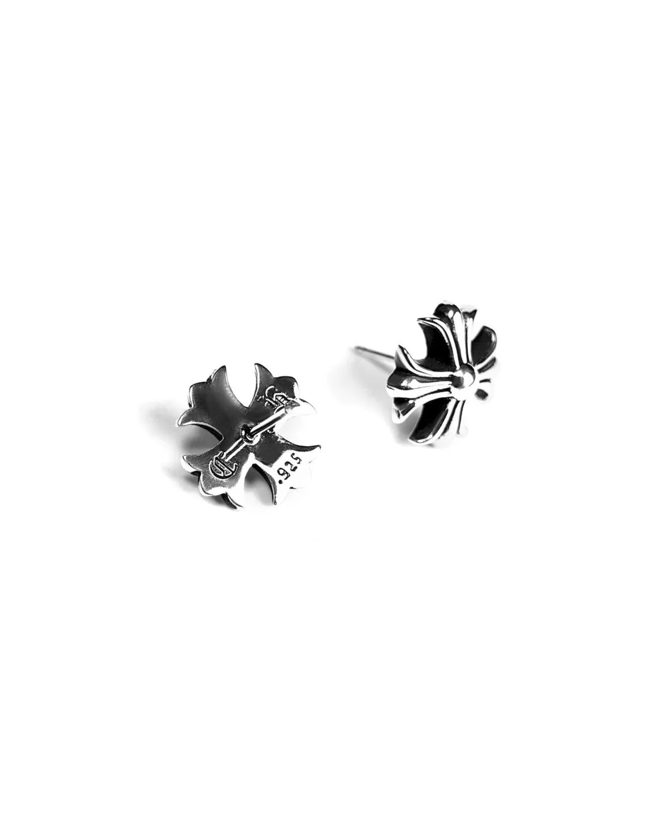 Chrome Hearts Cross Cut Out Stud Earring