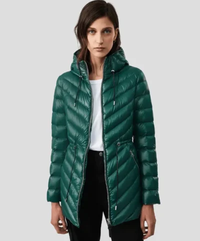 Mackage Tara lightweight down jacket with drawcord waist