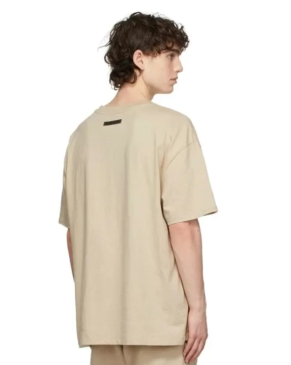 Fear Of God Essentials SSENSE Exclusive Jersey T-Shirt In Linen