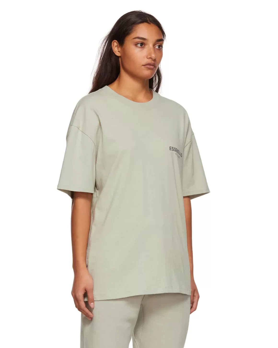 Fear Of God Essentials SSENSE Exclusive Concrete Jersey T-Shirt