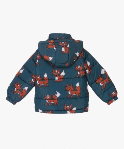 Stella McCartney Boys Blue Padded Puffer Jacket