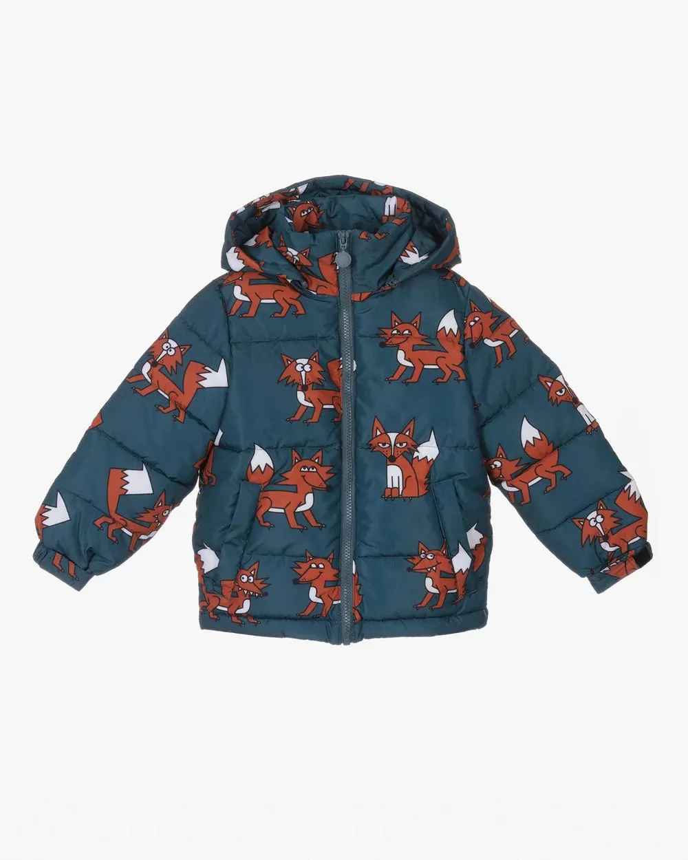 Stella McCartney Boys Blue Padded Puffer Jacket