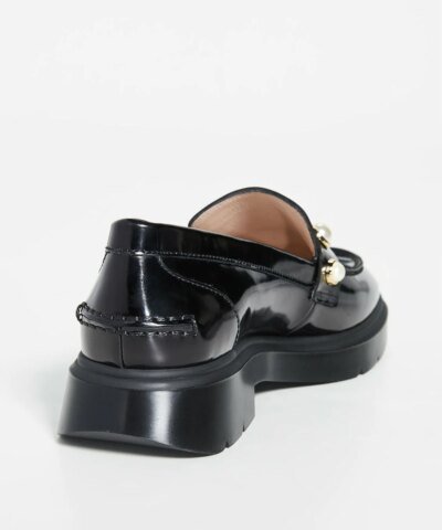 Stuart Weitzman Suki Patent Pearly Loafers