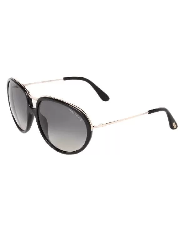 Tom Ford 'Faye TF281 Aviator Sunglasses Color Black Gold