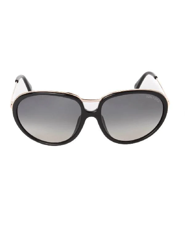 Tom Ford 'Faye TF281 Aviator Sunglasses Color Black Gold-Tom Ford-Fashionbarn shop