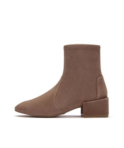 Stuart Weitzman Accordion Brown Suede Bootie