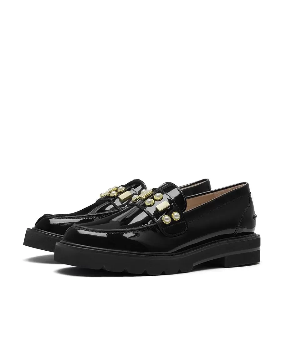 Stuart Weitzman Mila Lift Deco Loafer