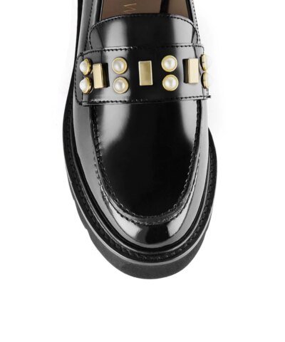 Stuart Weitzman Mila Lift Deco Loafer