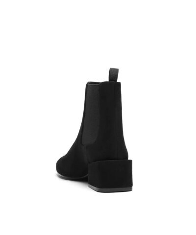 Stuart Weitzman Accordion Suede Chelsea Bootie