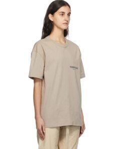 Fear Of God Essentials SSENSE Exclusive Tan Jersey T-Shirt