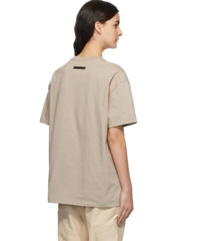 Fear Of God Essentials SSENSE Exclusive Tan Jersey T-Shirt