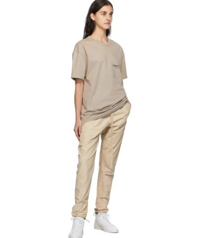 Fear Of God Essentials SSENSE Exclusive Tan Jersey T-Shirt