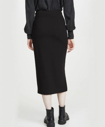 Theory High Waist Zip Skirt