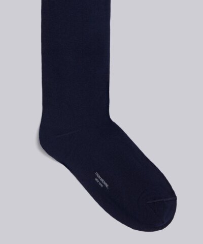 Thom Browne 4-Bar Knee-High Nylon Blend Blue Sock