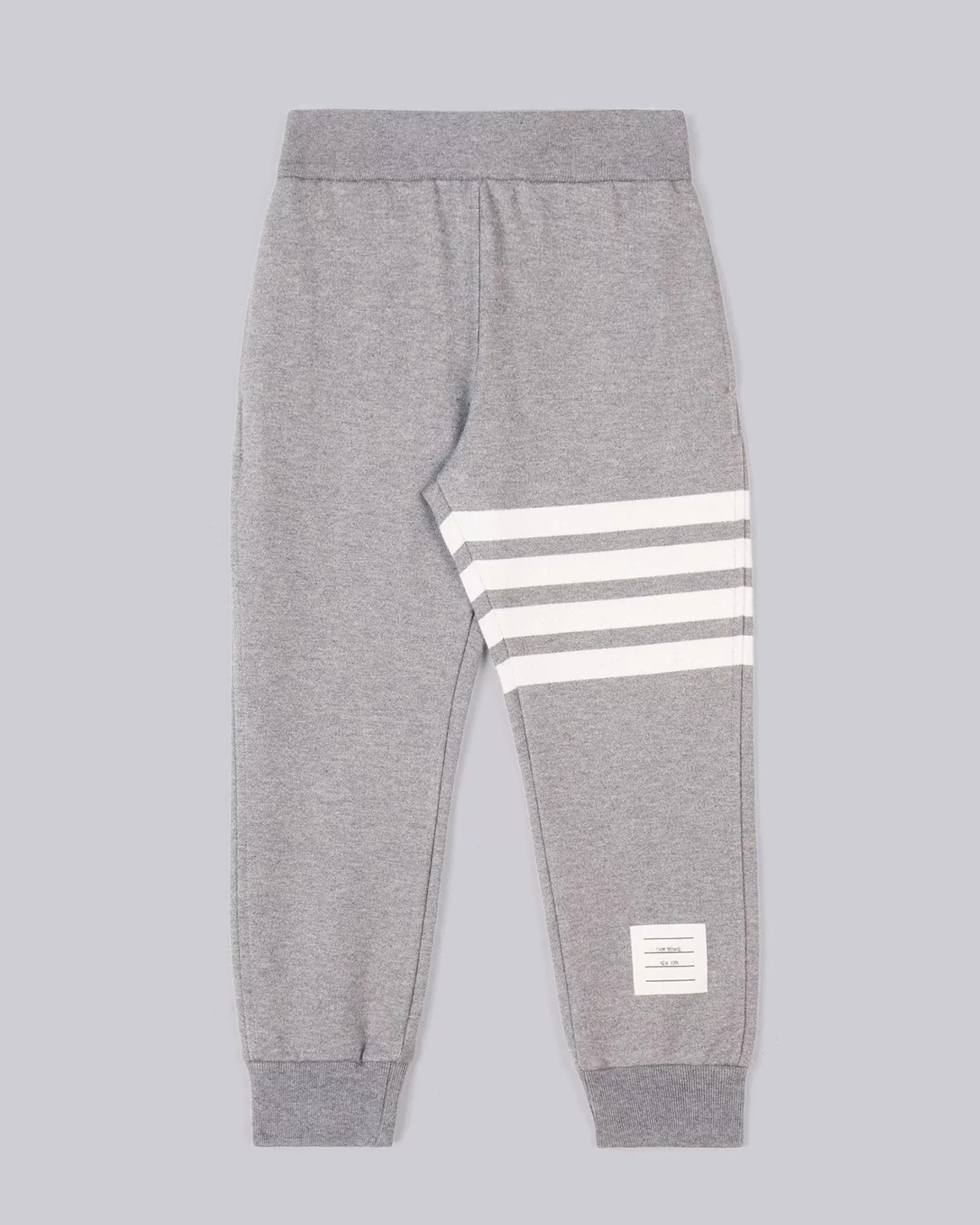 Thom Browne Kids Loopback Jersey 4-Bar Track Pants