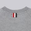 Thom Browne Loopback Jersey Knit Engineered 4-Bar Stripe Crew Neck Sweatshirt