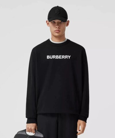 Burberry Men's Logo Print Cotton Sweatshirt