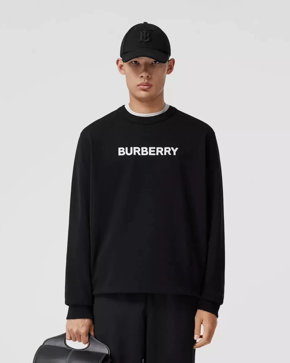 Burberry Men's Logo Print Cotton Sweatshirt