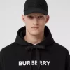 Burberry Men's Logo Print Cotton Hoodie