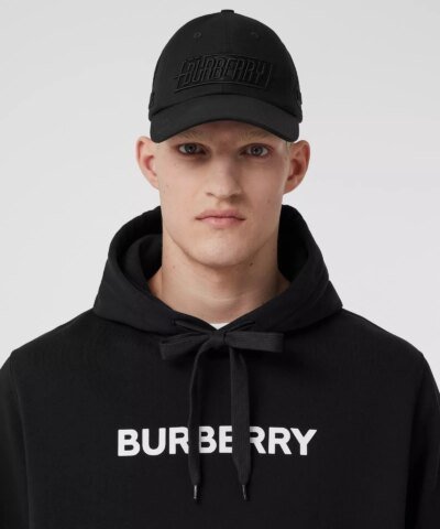 Burberry Men's Logo Print Cotton Hoodie