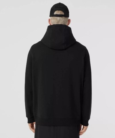 Burberry Men's Logo Print Cotton Hoodie