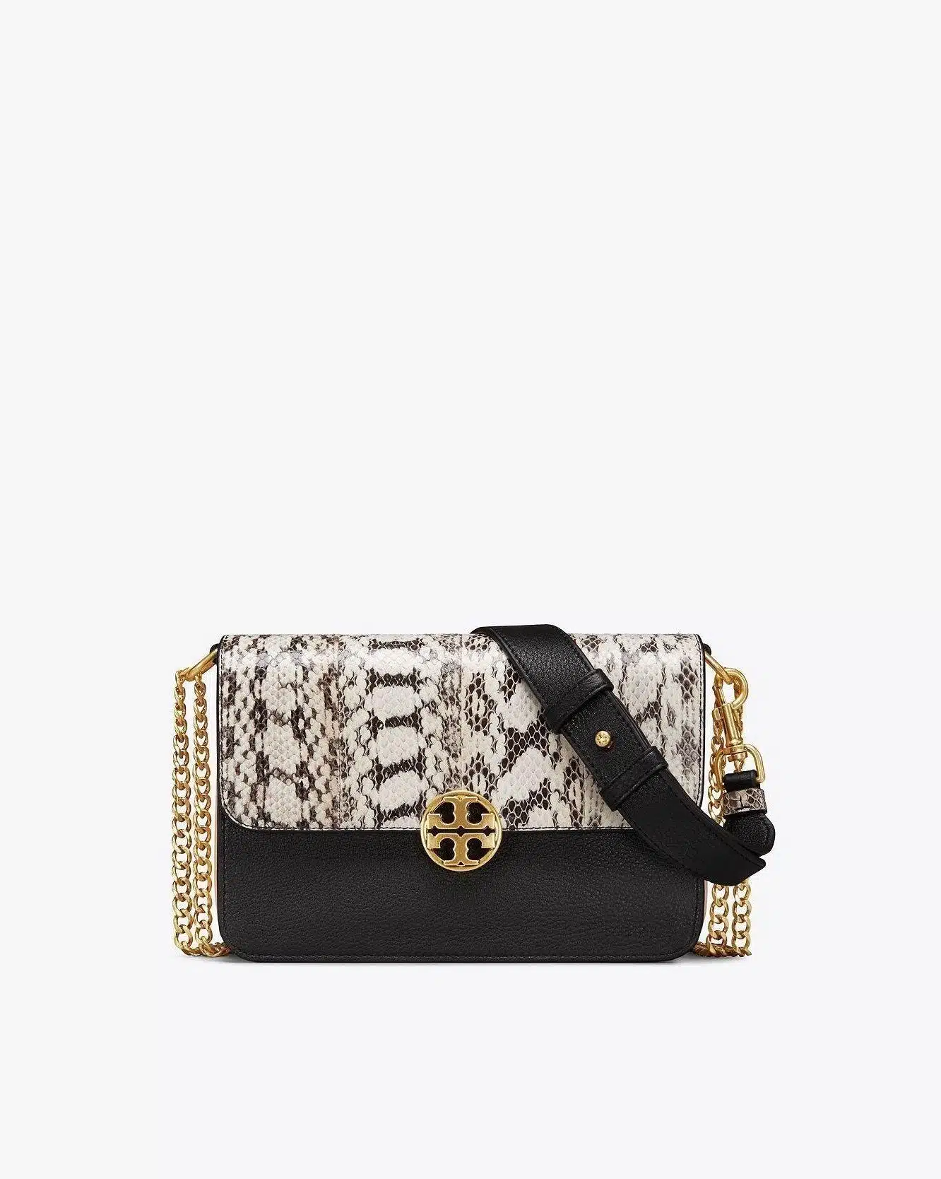 Tory Burch Chelsea Snake Embossed Crossbody Bag