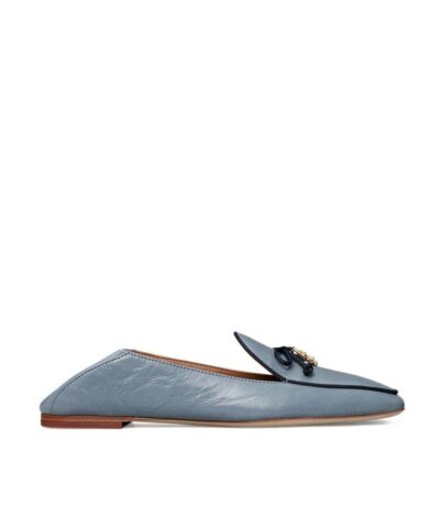 Tory Burch Logo Charm Collapsible Loafer