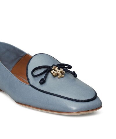 Tory Burch Logo Charm Collapsible Loafer