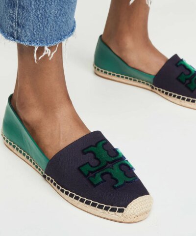 Tory Burch Ines Fil Coupe Two-Tone Espadrilles