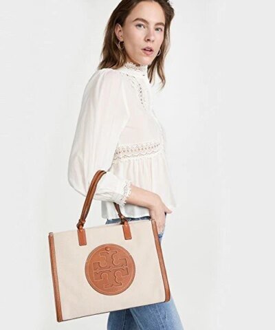 Tory Burch Ella Small Canvas Tote
