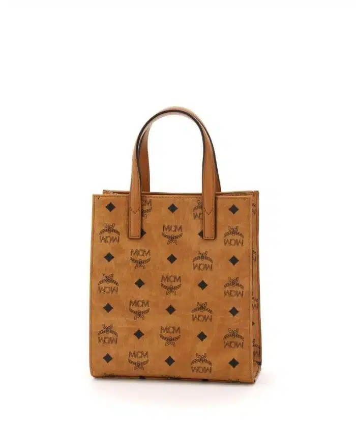 MCM Klassik Mini Visetos Tote Bag